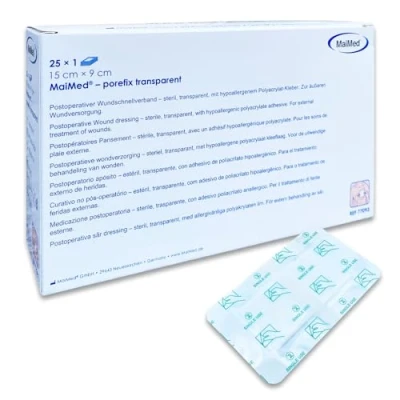 Abbildung von Maimed Porefix Steril 9x15 cm transparen 25 St