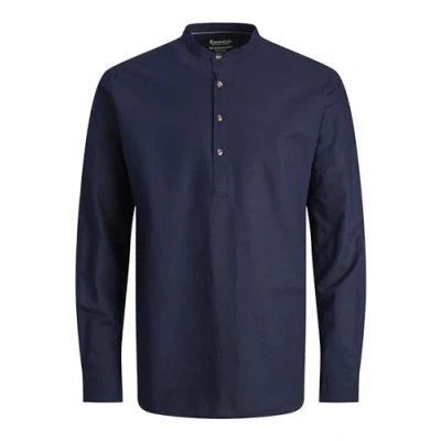 Abbildung von Jack &amp; Jones Hemd, Herren, Größe: Small, Navy blazer