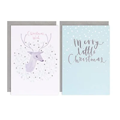 Abbildung von Hallmark Weihnachtskarten, 2 stilvolle Designs, 12 Stück, verschiedene 25559883