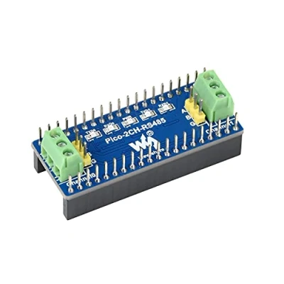 Abbildung von Waveshare 2 Channel RS485 Module for Raspberry Pi Pico Incorporates Transceiver SP3485 Using UART Bus