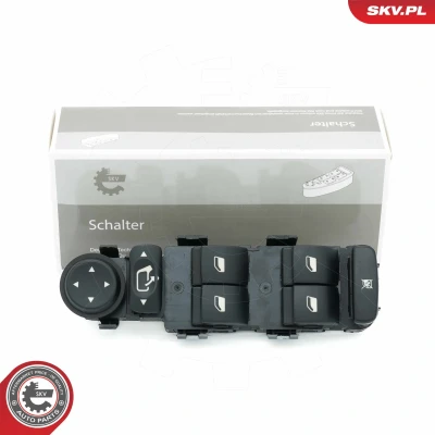 Abbildung von ESEN SKV 37SKV490 Schalter, Fensterheber fahrerseitig CITROËN: C8 II