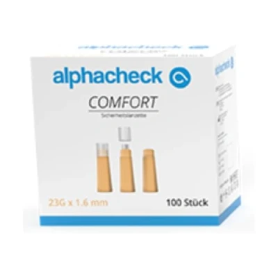 Abbildung von Alphacheck comfort Sicherheitslanzett.23 G 1,6 mm