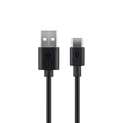 Abbildung von Goobay 59122 USB C Kabel auf A Ladekabel mit 3 für Smartphone und Tablet 2 Meter