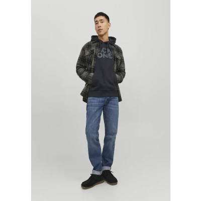Abbildung von Jack &amp; Jones Ecorp LOGO NOOS Kapuzenpullover, Herren, Größe: Small, Black
