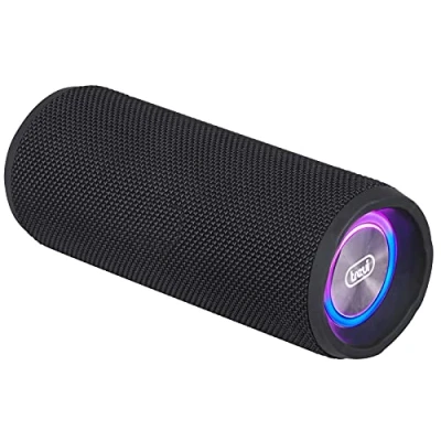 Abbildung von Trevi XR 8A25 Tragbarer Lautsprecher mit 14W Verstärkung, Wireless Musikbox Freisprecheinrichtung und Mikrofon, USB Anschluss, Micro SD, AUX IN, Drahtlos TWS Funktion, Eingebauter Akku