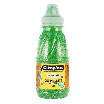 Abbildung von Kleopatra Gel mit Pailletten 24 x 13 16 cm grün