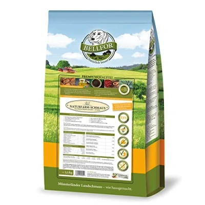 Abbildung von Bellfor Trockenfutter mit Insekten Naturfarm Schmaus 2,5 kg 2500 g