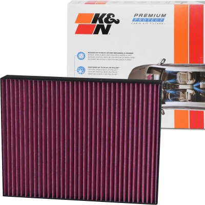 Abbildung von K&amp;N Filters DVF5009 Innenraumfilter Aktivkohlefilter 277 34 quadratisch VOLKSWAGEN: Transporter 5 Kastenwagen, Bus, Touareg I, AUDI: Q7