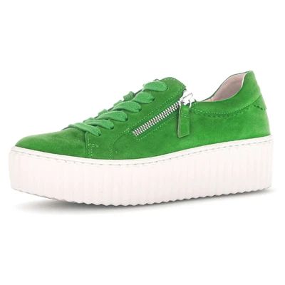 Abbildung von Gabor Sneaker LOW low, Damen, Größe: 39, Grün Schuhe