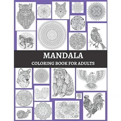 Abbildung von MANDALA Coloring Book For Adults: An Adult with Fun, Easy, And Relaxing Pages. Stress Relieving Designs Animals, Mandalas, Flowers, Paisley Patterns So Much More