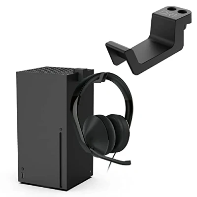 Abbildung von DR1TECH GameHookX Halterung Für XBOX Series X Gaming Kopfhörer DESIGN SAVE YOUR SPACE Widerstandsfähiger Kratzfester Ständer Zubehör [Amazon Exclusive]