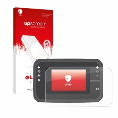 Abbildung von upscreen Schutzglas für Honda CB650R TFT Display Schutzfolie, Glas Folie [Klar, 9H Panzerschutz, Anti Fingerprint]