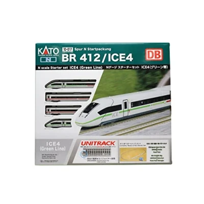 Abbildung von KATO Modelleisenbahn Startpaket by Lemke K10960 N ICE4, 4 tlg. Klimaschützer, Startset der DB AG