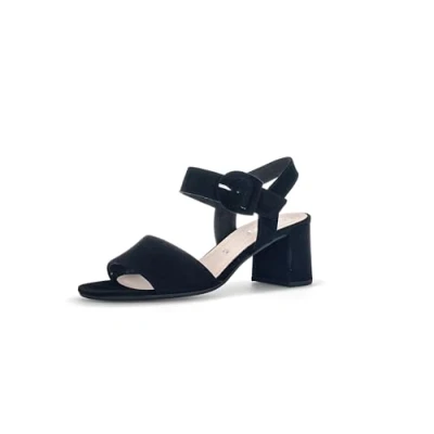 Abbildung von Gabor Damen Riemchensandalen, Frauen Sandalen,Best Fitting,Sommerschuhe,Freizeitschuhe,offene Schuhe,Strandschuhe,Absatz,schwarz,37 EU / 4 UK
