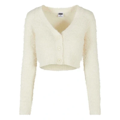 Abbildung von Urban Classics Cropped Strickjacke, Damen, Größe: 5XL, Whitesand