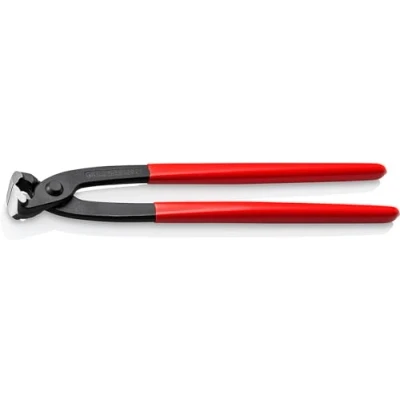 Abbildung von KNIPEX Monierzange (Rabitz oder Flechterzange) mit Kunststoff überzogen schwarz atramentiert 300 mm 99 01 EAN