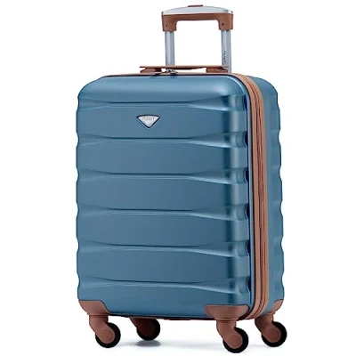 Abbildung von Flight Knight Leichte 4 Rad ABS Hartschalenkoffer Handgepack, zugelassen fur uber 60 Fluggesellschaften, einschließlich easyJet, Jet2 und maximale Große Ryanair (Priority) 55 x 40 20 cm