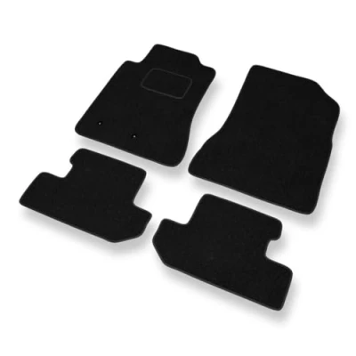Abbildung von Mossa Fußmatten Auto kompatibel mit Ford Mustang VI (2014 ) schwarz Automatten Autoteppiche 1