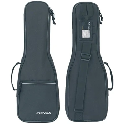 Abbildung von GEWA Ukulelen Gig Bag Classic schwarz Tasche für Tenor Ukulele gepolstert, reißfest, wassergeschützt