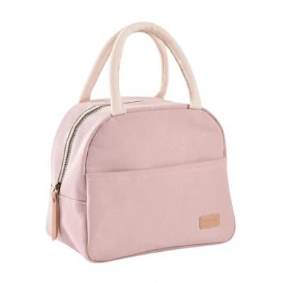 Abbildung von BEABA, Isolierte Lunchtasche für Baby, Kindermahlzeiten, Lunchbox, Hält Warm und Kühl, großes Fassungsvermögen von 5 L, Wasserdichter Stoff, mit Vordertasche, Weiches Material, Puddingrosa