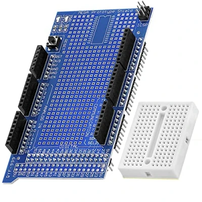 Abbildung von AZDelivery Prototyping Shield mit Mini Breadboard kompatibel Arduino und MEGA 2560 R3 inklusive E Book!