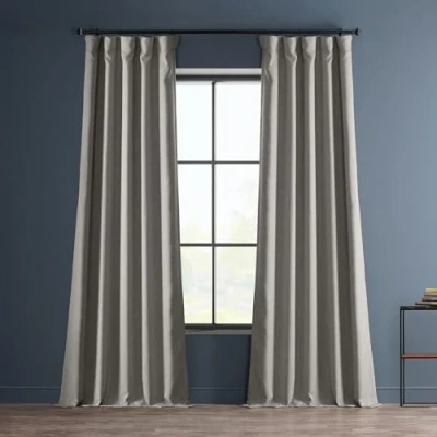 Abbildung von HPD Half Price Drapes Verdunkelungsvorhänge aus Leinenimitat, 274 cm lang, luxuriöse Leinenvorhänge für Schlafzimmer und Wohnzimmer (1 Paneel), 127 x cm, Ton