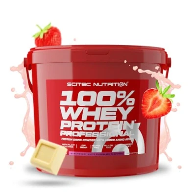 Abbildung von Scitec 100% Whey Professional Strawberry White Chocolate