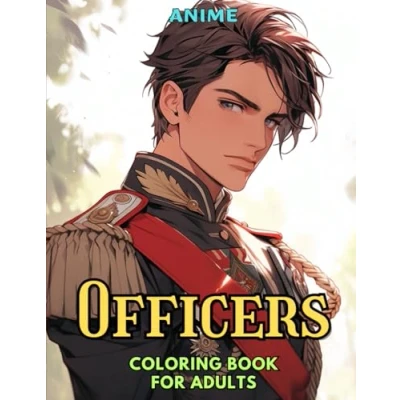 Abbildung von Anime: Officers: Coloring Book for Adults: Grayscale Images (Anime Books Adults)