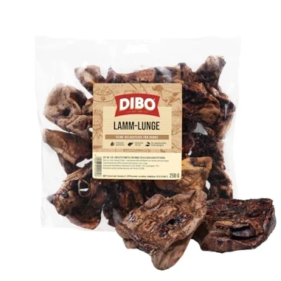 Abbildung von DIBO Lammlunge, 250g Beutel, der kleine Naturkau Snack oder Leckerli für Zwischendurch, Hundefutter, Qualitätskauartikel ohne Chemie