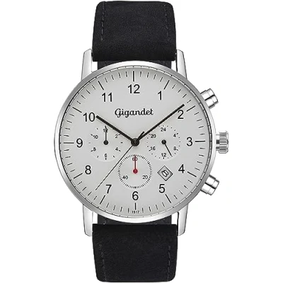 Abbildung von Gigandet Herren Analog Japanisches Quarzwerk Uhr mit Leder Armband AVG21 01