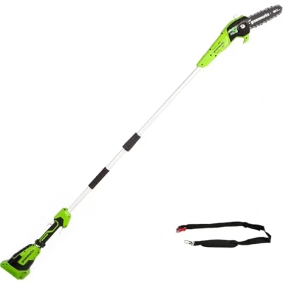 Abbildung von Greenworks G40PSF, 8 m/s, 20 cm, 2,5 m/s², 1,5 0,045 L, 84 dB