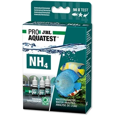Abbildung von JBL Wassertest Set, Für Süß /Meerwasser Aquarien und Teiche, ProAquaTest NH4 Ammonium