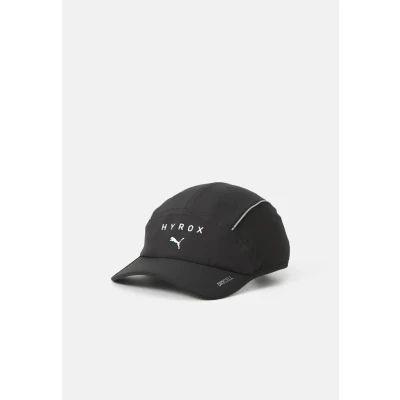 Abbildung von Puma Hyrox Short Visor 5 Panel Unisex Cap, Größe: One Size, Black