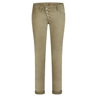 Abbildung von BUENA VISTA Stretch Jeans MALIBU aloe 888 B5001 4003.7143 Twill