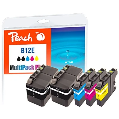 Abbildung von Spar Pack Plus Tintenpatronen, ersetzt Brother LC 12E