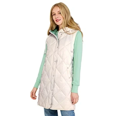 Abbildung von STREET ONE Damen A220170 Longweste, Relaxed Grey, 40