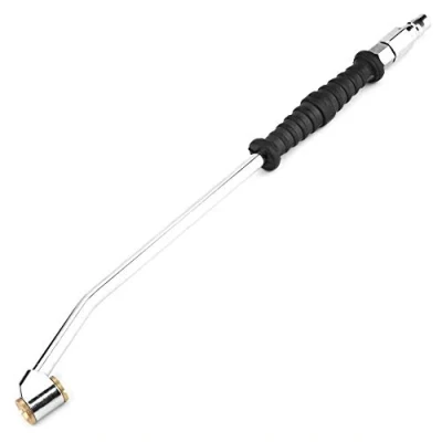 Abbildung von Auto Reifen Luftpumpe Aufblasen Stab, Doppelkopf Zinklegierungs aufblasbares schnelle füllende Stangen Reparatur Werkzeuge