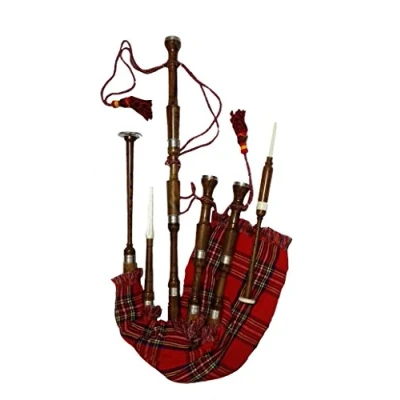 Abbildung von Great Highland Dudelsack Palisander Natur Finish Plain Mounts/Dudelsack Schilfrohr