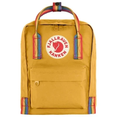 Abbildung von Fjällräven Kanken CITY 29 CM Tagesrucksack, Damen, Größe: One Size, Ochre rainbow pattern