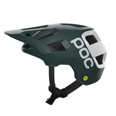 Abbildung von POC Unisex Adult Kortal Race MIPS Helm, Pargasite Green Matt/Hydrogen White Matt, L (59 62cm)