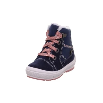 Abbildung von Superfit Groovy Schnürstiefelette für Kinder, Größe: 26, Blau rosa Schuhe