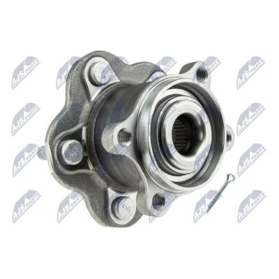 Abbildung von NTY KLT NS 078 Radlagersatz Hinterachse, Hinterachse links, rechts mit Radnabe NISSAN: Qashqai / Qashqai+2 I, X Trail, 2