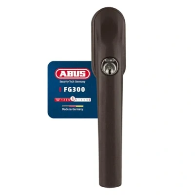 Abbildung von ABUS Fenstergriff abschließbar FG300, gleichschließend AL0125, braun, 373732