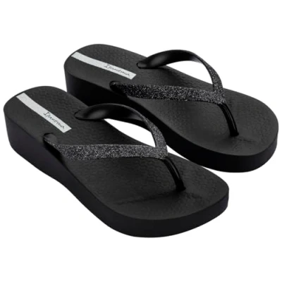 Abbildung von Ipanema MESH CHIC PLAT FEM, Aj496, Schwarz Glitzer, Schwarz, 38 EU
