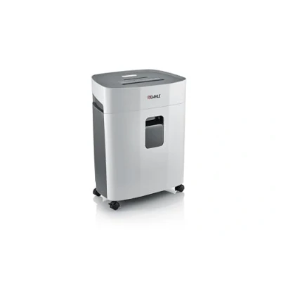 Abbildung von Dahle PaperSAFE PS 420 Aktenvernichter (10 Blatt, Sicherheitsstufe P5, Mikroschnitt, öl und wartungsfrei, 25 Liter) grau