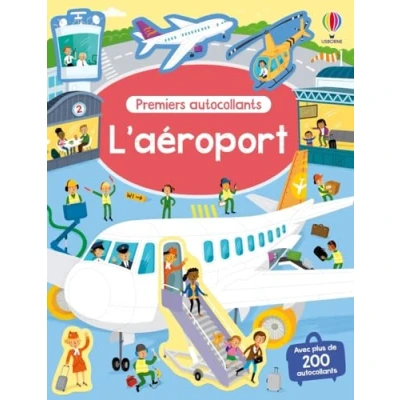 Abbildung von L&#039;aéroport autocollants Usborne Dès 3 ans: Avec plus de 200