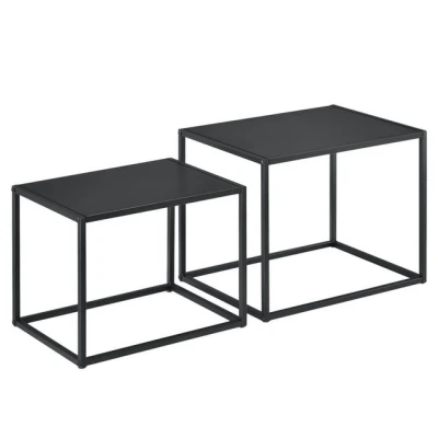 Abbildung von en.casa Beistelltisch (Set, 2 St., 2er Set), »Archsum« Couchtisch Kaffeetisch Metall im Industrial Design