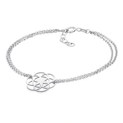 Abbildung von Materia Lebensblume Armband Damen Silber 925 Blume des Lebens 17 19,5cm SA 74