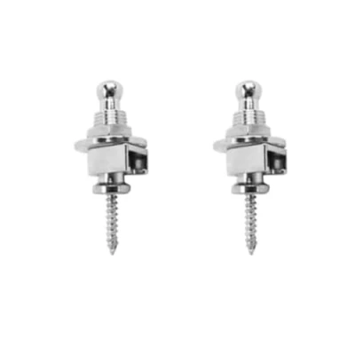 Abbildung von 2 Stück Security Locks Gitarre,Gitarrengurtknopf,Gitarren Sicherheitsschlossfür Akustikgitarre,Klassische Gitarre,E Gitarre,Bass,Ukulele