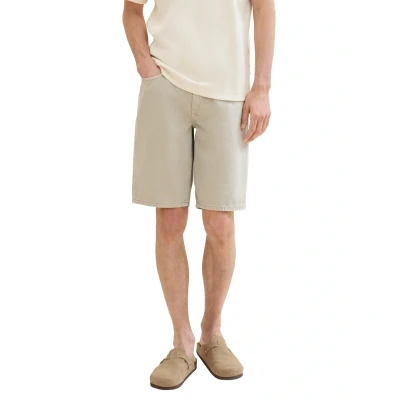 Abbildung von TOM Tailor Denim Jeans Shorts, Herren, Größe: Medium, Light dove grey